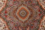 oval animal motif vintage tabriz persian rug 51120 center Nazmiyal