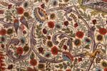 oval animal motif vintage tabriz persian rug 51120 field Nazmiyal