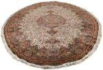 oval animal motif vintage tabriz persian rug 51120 full Nazmiyal