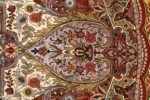 oval animal motif vintage tabriz persian rug 51120 heart Nazmiyal