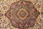 oval animal motif vintage tabriz persian rug 51120 medallion Nazmiyal
