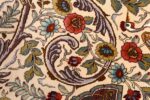 oval animal motif vintage tabriz persian rug 51120 scroll Nazmiyal