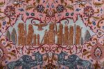 oversized hunting scene vintage tabriz persian rug 51117 ahura Nazmiyal