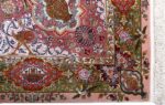 oversized hunting scene vintage tabriz persian rug 51117 corner Nazmiyal