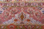 oversized hunting scene vintage tabriz persian rug 51117 ostrich Nazmiyal
