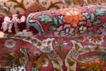 oversized hunting scene vintage tabriz persian rug 51117 pile Nazmiyal