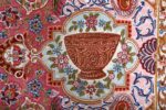 oversized hunting scene vintage tabriz persian rug 51117 signature Nazmiyal