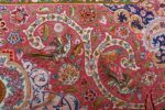 oversized hunting scene vintage tabriz persian rug 51117 signature Nazmiyal