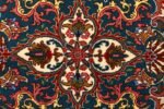 red animal motif vintage tabriz persian rug 51139 middle Nazmiyal