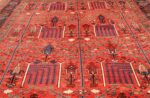 red background heriz persian rug 49291 full Nazmiyal