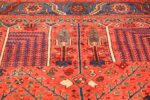 red background heriz persian rug 49291 top Nazmiyal
