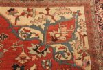 roomsize antique serapi persian rug 49350 design Nazmiyal
