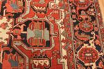 roomsize antique serapi persian rug 49359 pattern Nazmiyal