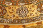 round shahsavarpour design tabriz persian rug 51129 corner Nazmiyal