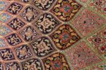 round silk vintage tabriz persian rug 51137 slimi Nazmiyal