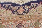 round silk vintage tabriz persian rug 51137 weave Nazmiyal