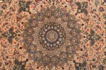round vintage nain persian rug 51126 medallion Nazmiyal