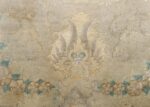 round vintage tabriz persian rug 51132 design Nazmiyal