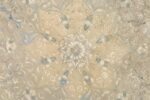 round vintage tabriz persian rug 51132 flower Nazmiyal