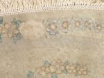 round vintage tabriz persian rug 51132 weave Nazmiyal