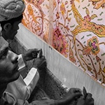 Rug Weaving Design Cartoon by Nazmiyal