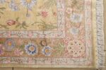 silk shahsavarpour design vintage tabriz persian rug 51162 corner Nazmiyal