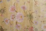 silk shahsavarpour design vintage tabriz persian rug 51162 gold Nazmiyal
