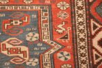 small antique tribal soumak caucasian rug 49356 birds Nazmiyal