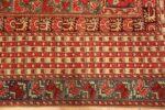 small size antique ghoirdes turkish rug 49286 border Nazmiyal