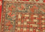 small size antique ghoirdes turkish rug 49286 weave Nazmiyal