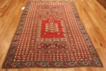 small size antique ghoirdes turkish rug 49286 whole Nazmiyal