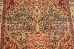 tree of life design antique kerman persian rug 49357 center Nazmiyal
