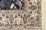 tree of life design vintage nain persian rug 51156 corner Nazmiyal