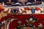 vintage isfahan persian rug 51154 pile Nazmiyal
