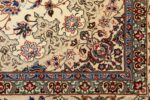 vintage ivory isfahan persian rug 51172 design Nazmiyal