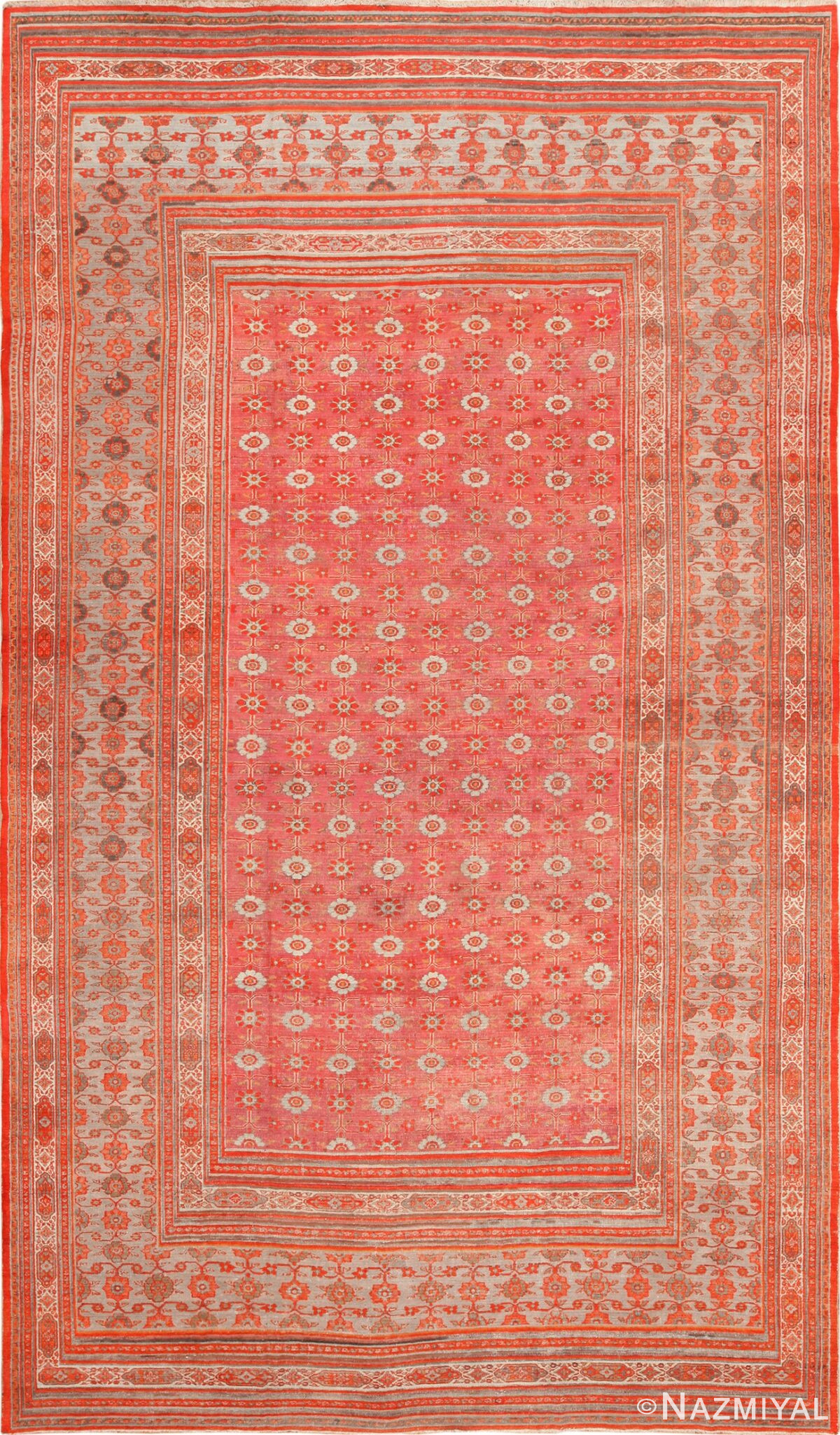 large antique khorassan persian rug 49365 Nazmiyal