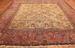 yellow background square antique sultanabad persian rug 49338 whole Nazmiyal