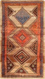 antique tribal kurdish persian rug runner 49275 Nazmiyal