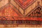 antique tribal kurdish persian rug runner 49275 border Nazmiyal