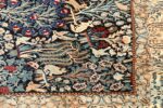 black animal motif vintage nain persian rug 51159 design Nazmiyal
