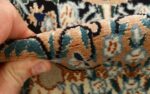 black animal motif vintage nain persian rug 51159 pile Nazmiyal