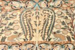 black animal motif vintage nain persian rug 51159 willow Nazmiyal