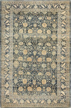 dark background antique tabriz persian rug 49244 Nazmiyal