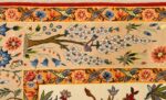 huntig scene vintage isfahan persian rug 51169 border Nazmiyal