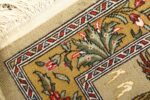 hunting scene vintage qum persian rug 51170 weave Nazmiyal