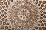 large geometric vintage tabriz persian rug 51119 medallion Nazmiyal