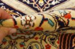 large geometric vintage tabriz persian rug 51119 pile Nazmiyal