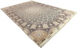 large geometric vintage tabriz persian rug 51119 side Nazmiyal