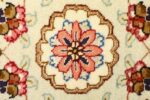room size red vintage tabriz persian rug 51167 ivory Nazmiyal