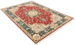room size red vintage tabriz persian rug 51167 side Nazmiyal